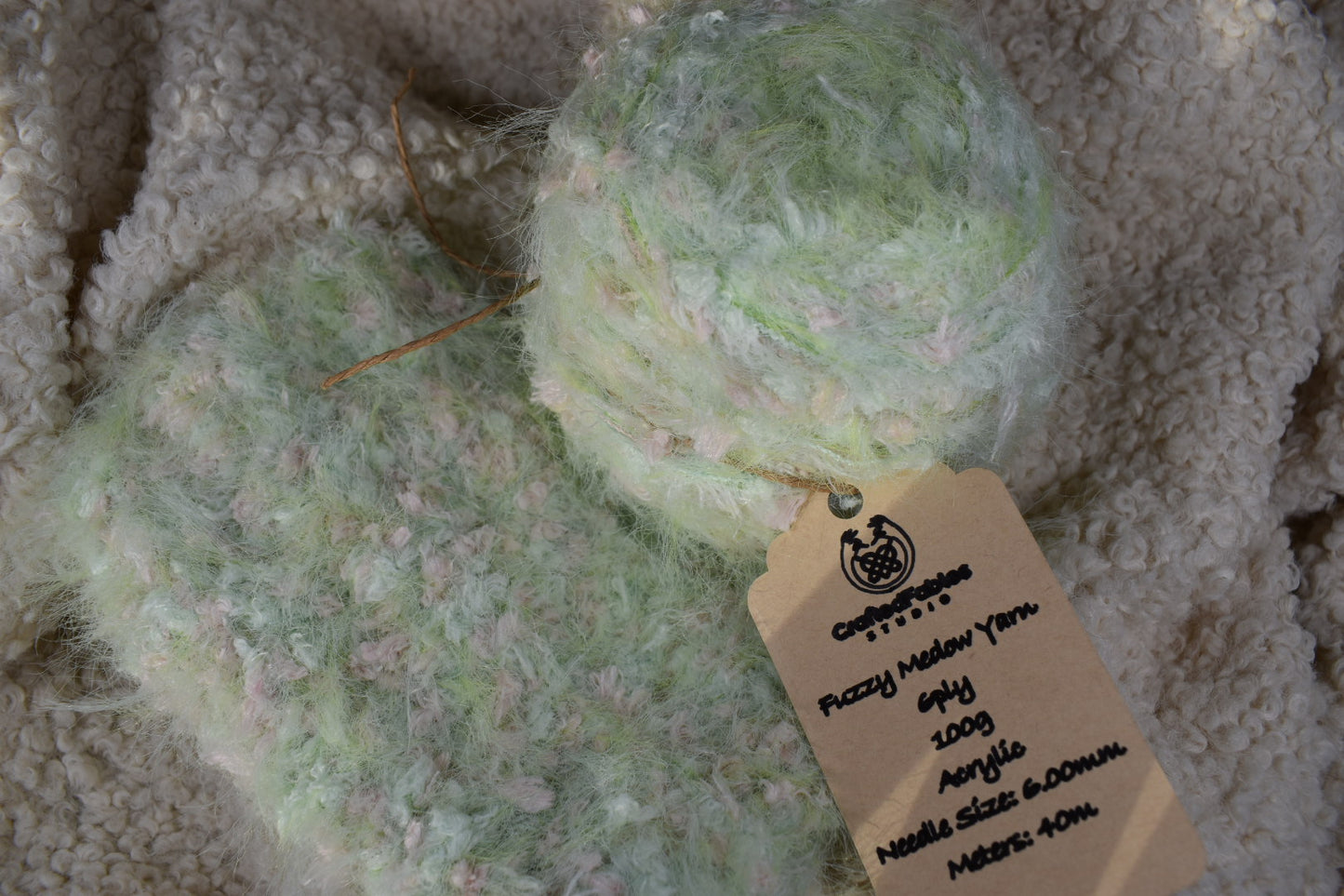 Fuzzy Meadow Yarn – Soft Textured Yarn for Crochet & Knitting