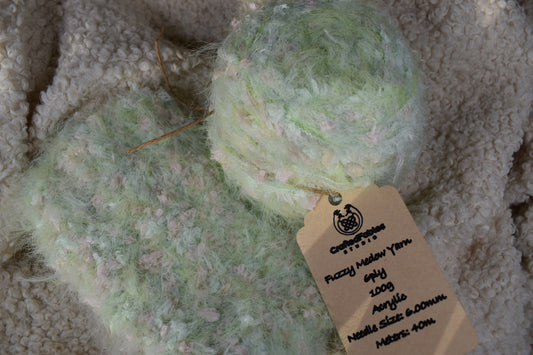 Fuzzy Meadow Yarn – Soft Textured Yarn for Crochet & Knitting