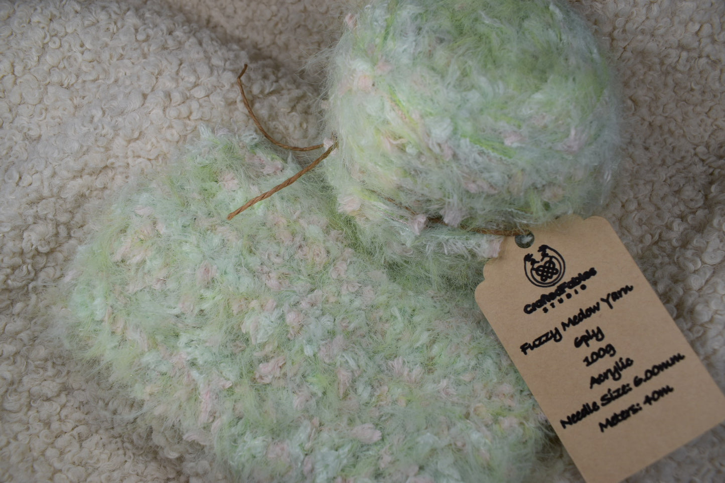 Fuzzy Meadow Yarn – Soft Textured Yarn for Crochet & Knitting