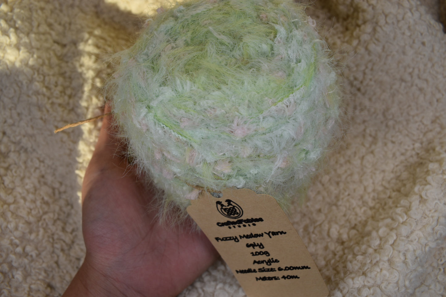 Fuzzy Meadow Yarn – Soft Textured Yarn for Crochet & Knitting